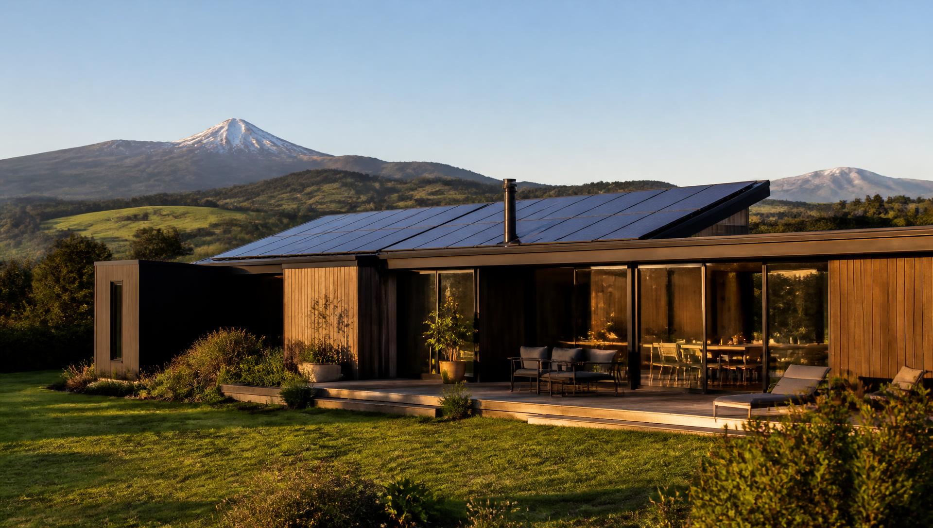 Instalación de paneles solares en una vivienda